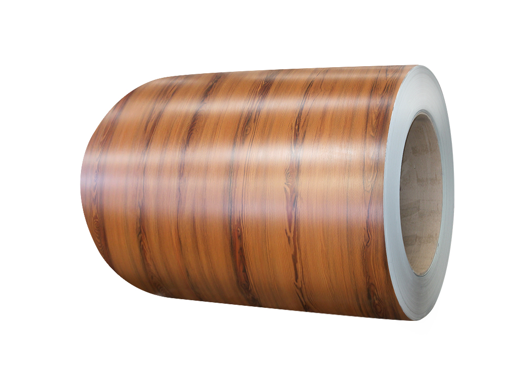 Wooden texture aluminum coil for shutter