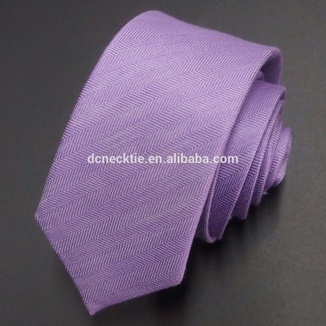 purple linen tie