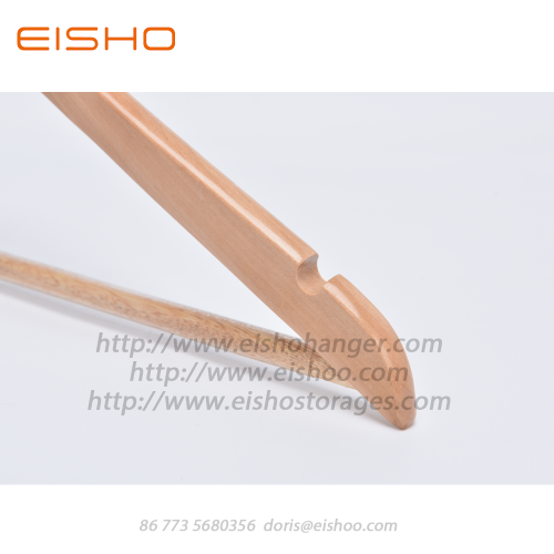 EISHO Wood Suit Hanger With Trouser Bar