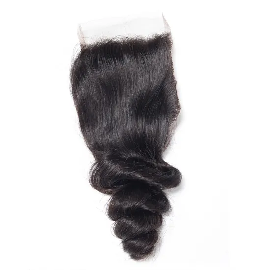 Straight Body Wave Kinky Curly Deep Wave Loose Wave Loose Deep Kinky Straight Curly Human Hair Closure For Brazilian Lace Wig