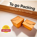 1500ML 50OZ Perfect Catering kraft paper Bento box