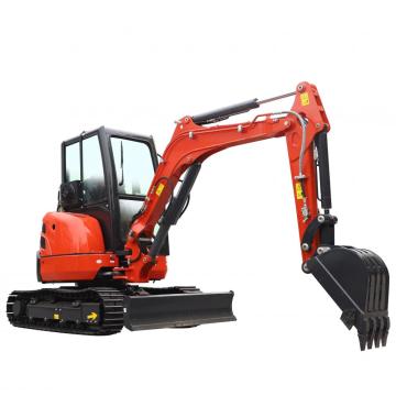 3.5 ton mini Crawler Excavator With Closed Cabin