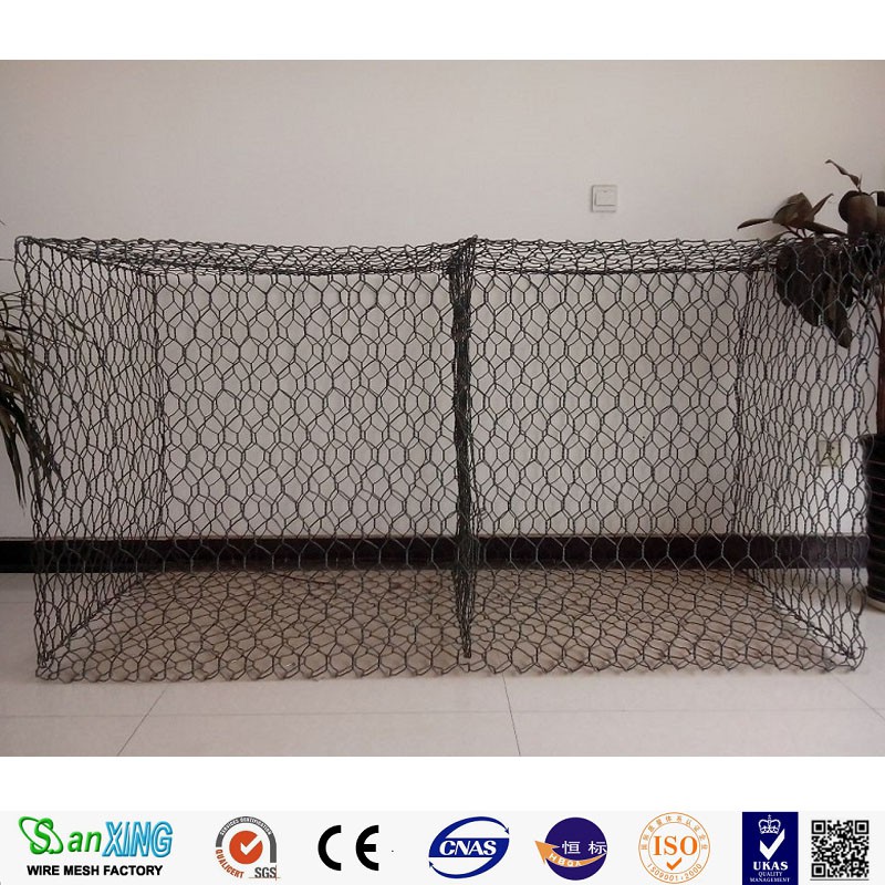 Galvanized Ironine Wire Mesh Gabion Box Kenya คุณภาพสูง Galvanized