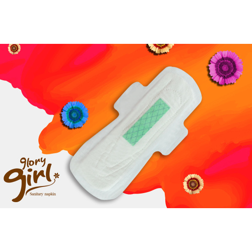 Ultra thin anion sanitary napkin with far infrared