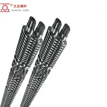 ISO Certified Conical Twin Screw Barrel Para sa Plastic Recycling Granules