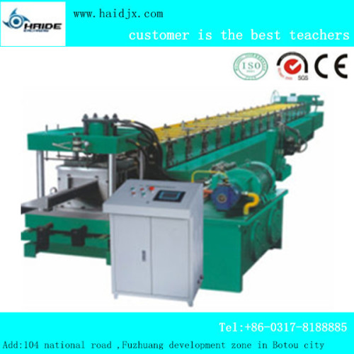 metal roofing sheet cold colored coil roll forming machine for roof and wall ,hydraulic purlin machine