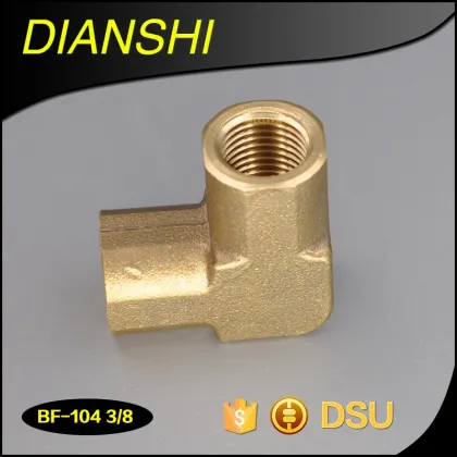 Swagelok Style High Pressure Brass Union Elbow Pipe Fittings from China Supplier