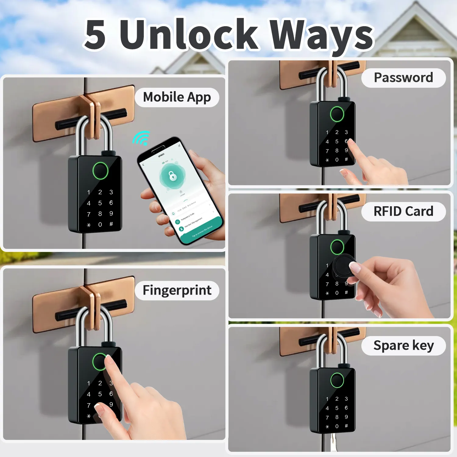 smart padlock with app