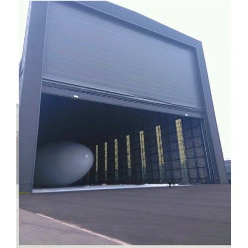 I-Mega Hangar Enkulu ye-PVC Anti-Wind Stacking Door