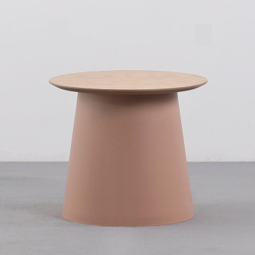 Modern Circular Plastic Coffee Table for Household Use