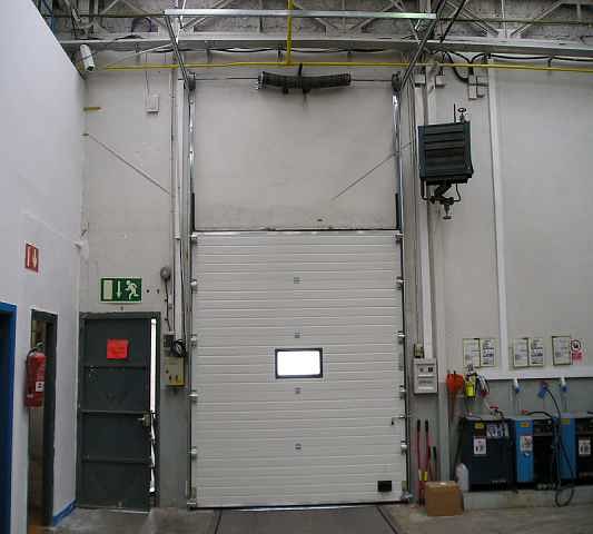 Aluminum Alloy Overhead Rolling Industrial lifting Door