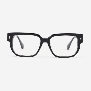 Rectangular Acetate Men's Optical Frames