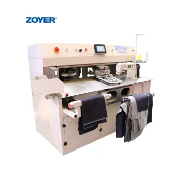 ZY-9000TDB Industrial Automatic Pocket Attaching Sewing Machine