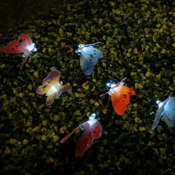 Cixi Landsign solar butterfly string lights 10 led