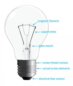 60W Clear Globe Vintage Home Tungsten Filament Lamp Bulb A19