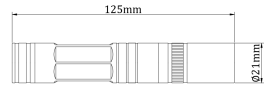 laser pointer with on/off button