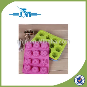 Set of 2 Flowers Silicone Non Stick Cake Bread Mold Chocolate Jelly Candy Baking Mould