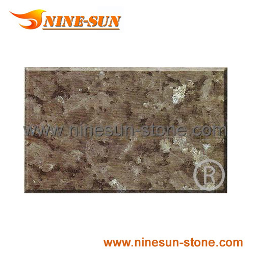 Polished Surface China Brown Granite Tile