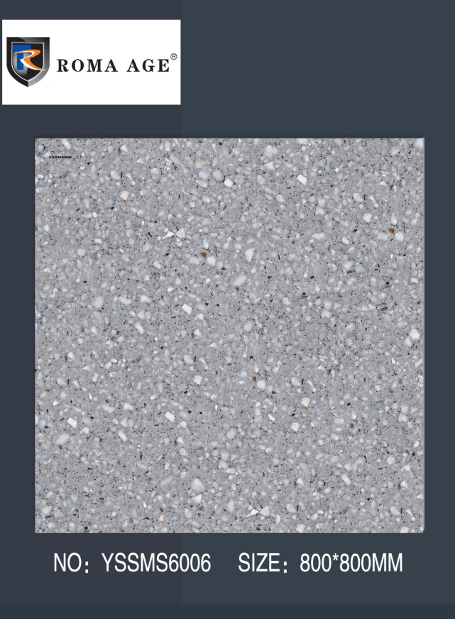 800*800 Snowflake Grey All Keramic Glazed Tile