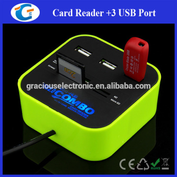 mutli usb 3 port hub sd memory card reader