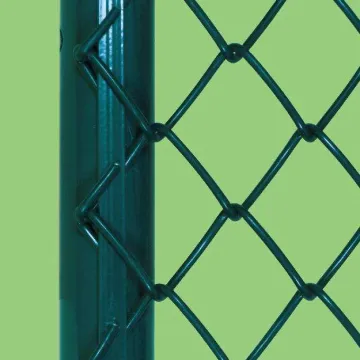 Football Field pvc coated chain link fence