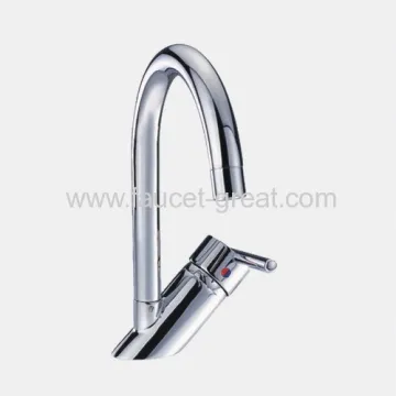 Deck-mounted Single Handle Kitchen Faucets 