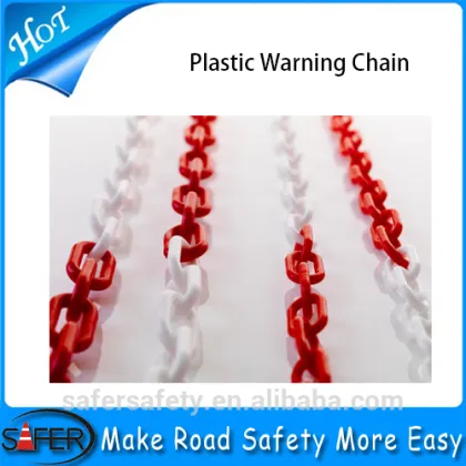Safety traffic warning chain