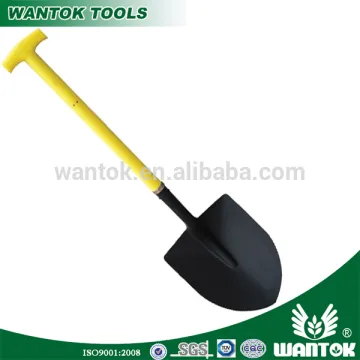 S543NT Round-point shovel with T-shape plastic handle