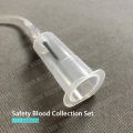 Safety Blood Collection Needle with Pre-Attached Holder
