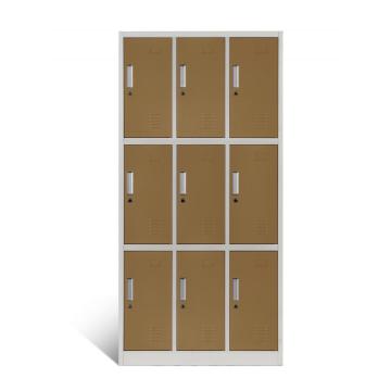 9 Compartment Locker Staff Locker for Work Place