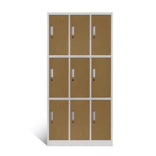 9 Compartment Locker Staff Locker for Work Place