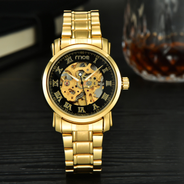 Gold Plated luxury brand  Wrist Watches For Man