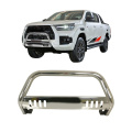 201 stainless steel U-shaped front bumper with baffle