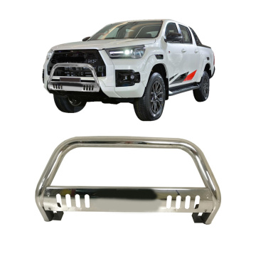 201 stainless steel U-shaped front bumper with baffle
