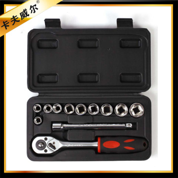 new 2014 SS012A02 professional auto mentence socket set,3/8'' socket wrench set with ratchet handle