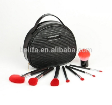 Belifa Round Shape Glossy PVC luxury Cosmetic Bag