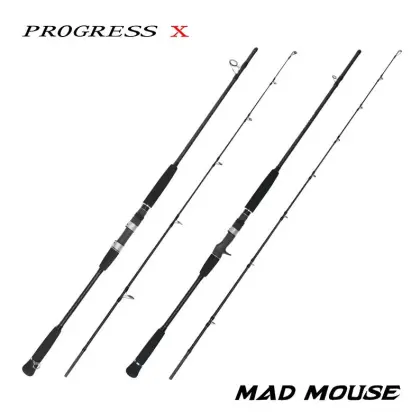 Madmouse 2.1m-2.4m Fuji Parts Offshore Rod for Sea Bass Jigging and Spinning