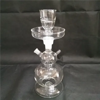 China factory wholesale hand blown mitsuba hookah all glass hookah nargile hookah shisha