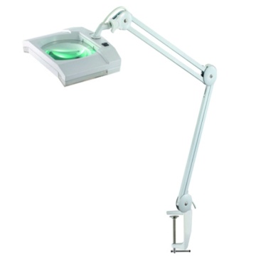 Factory Direct LED Magnifying Lamp with Clamp - Adjustable Arm for Reading & Crafts