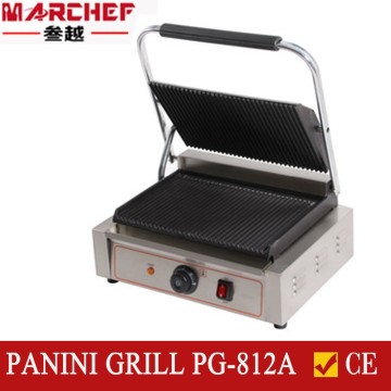 PG-812A大シングルヘッドコマーシャルサンドイッチパニーニグリル_sandwichプレスメーカーマシン_ステーキグリル
