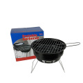 Mini Camping Camping Round Charcoal BBQ Barbecue Grill