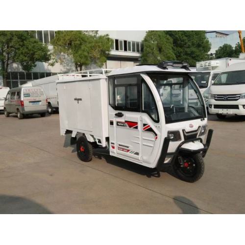 Fully enclosed express three-wheeled electric vehicle