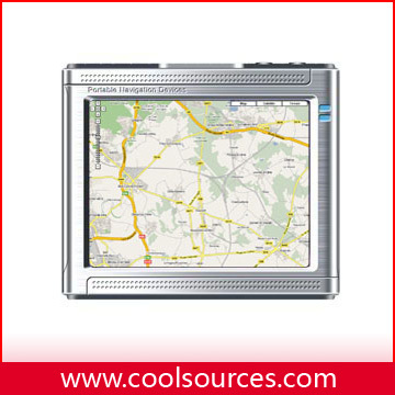 GPS system with MP4 / MP3 Player (3.5" TFT LCD)