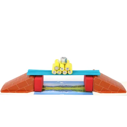 DIY Paper Bridge STEM Educational Toy Kit for Kindergarten Science Experiments