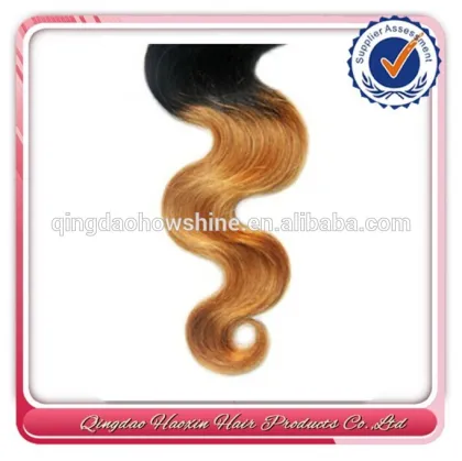 hot sale fashion omber body wave braiding hair