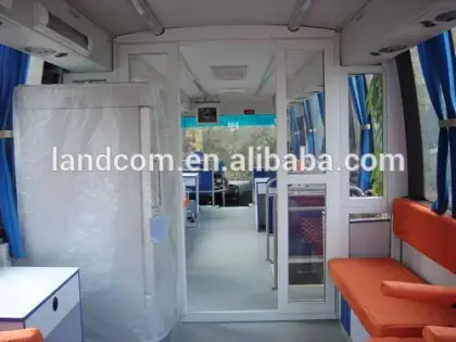 Blood mobile medical vehicles with HIGER chassis