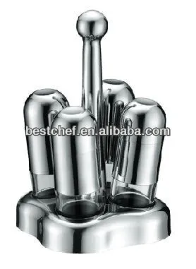 Luxe 18-10 stainless steel Multi spice jar set 4 pcs