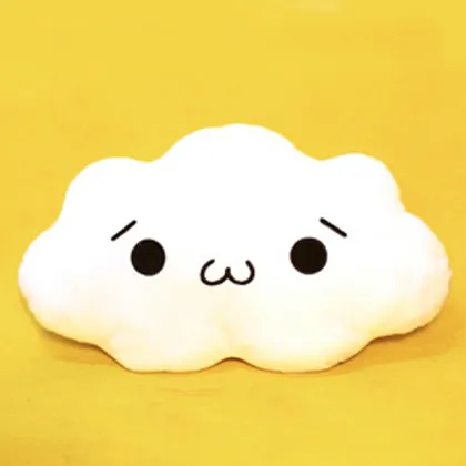 Funny Shape Pillow Cheap White Different Face Cloud Plush Pillow