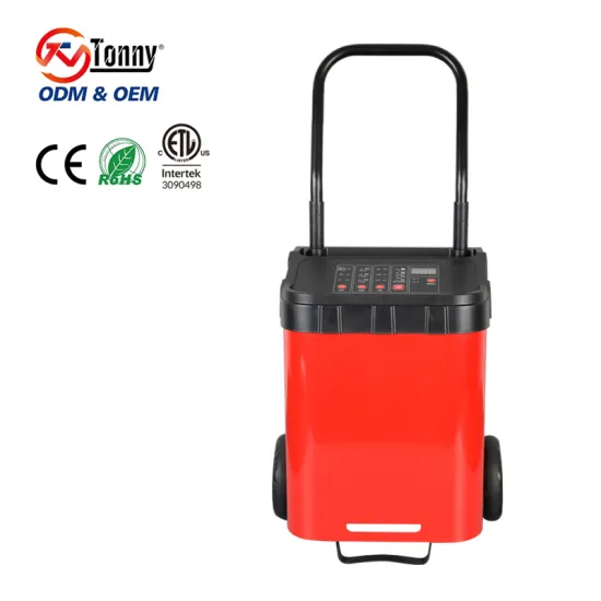 Electric Fully Automatic Wheeled Battery Charger Engine Starter 400A Cranking Amp 12V for Cars, SUVs, Trucks, and Marine Batteries