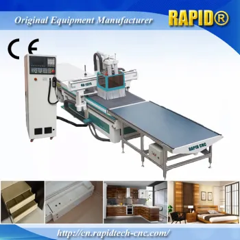 CNC router machine with load & unload system